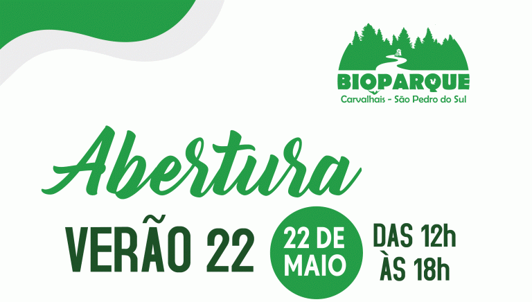 Read more about the article Bioparque – 2022 Grande Abertura VERÃO – 22 maio